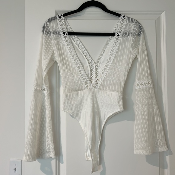 White bodysuit - Picture 2 of 2